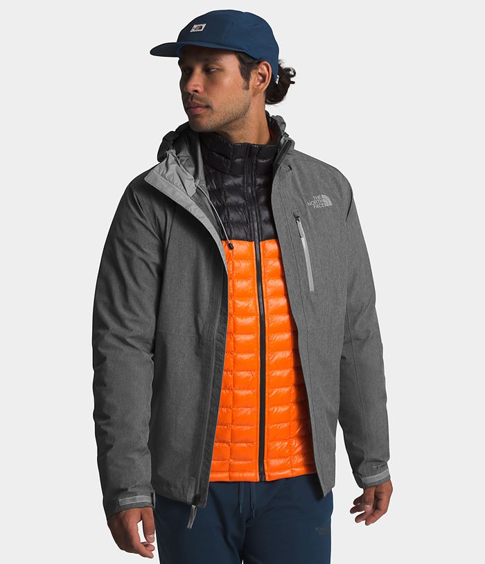 The North Face Kurtka Przeciwdeszczowa Męska Szare Dryzzle Futurelight™ - RQWF31290